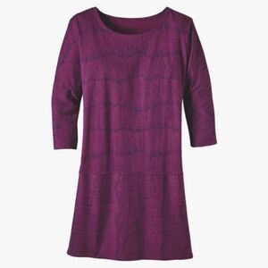 Patagonia Magenta Casual Dress Womens Size Medium